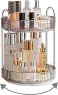 Asayuee 360 Rotating Makeup Organizer for Vanity,Bathroom Countertop Organizer,Spinning Perfume Organizer&Vanity Organizer(Gr