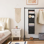GRANNY SAYS 6-Shelf Hanging Closet Organizers and Storage, Separable to 2 Pack 3-Shelf Closet Hanging Organizer with 3 Drawer