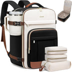 LOVEVOOK 40L Travel Backpack for Women & Men - 17.3 Inch Carry On Backpack & Personal Item Backpack for Airlines, Spacious an