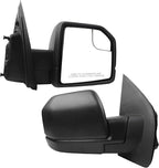 Dasbecan Right Passenger Side Door Mirror Compatible with Ford F150 2015-2020 with Blind Spot Glass Without Puddle Light Without Turn Signal Light Replace# FL3Z17682AK (3Pins) Black