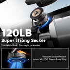 Phone Holders for Your Car, Car Phone Holder for Magsafe [Upgraded Strongest Suction & Magnetic] 360° Adjustable Magnetic Car Phone Mount for Your Car/Gym/Mirror Mount for iPhone & Android | Best Gift
