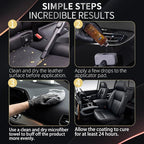 AirTighT Graphene Leather Cleaner & Conditioner Kit - Deep Clean, Restore & UV Protection for Car Seats, Furniture, Couches, 