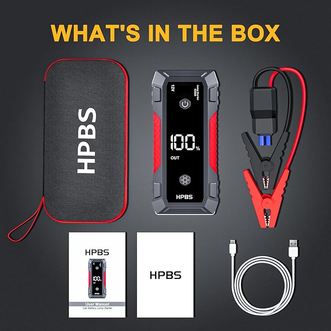 H50 Jump Starter - 5000A Jump Starter Battery Pack for Up to 10.0L Gas and 8.0L Diesel Engines 12V Car Battery Jumper