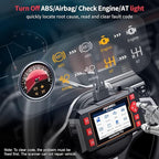 FOXWELL Car Scanner NT604 Elite OBD2 Scanner ABS SRS Transmission, Check Engine Code Reader for Cars and Trucks, Diagnostic