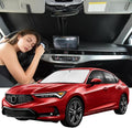 Windshield Sunshade for Acura Integra 2023-2026 Sun Shade Car Windshield Accessories Upgrade 4 Layers Blocks UV Rays Custom Fit Integra 240T Car Window Shades Front Windshield Keep Cool Foldable