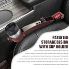 2PCS Car Seat Gap Filler Organizer, Console Side Organizer, Seats Gap Organizer with Phone Holder, Multifunctional Car Seat Filler Gap Space Prevents Things Dropping for Most Vehicles (Red)