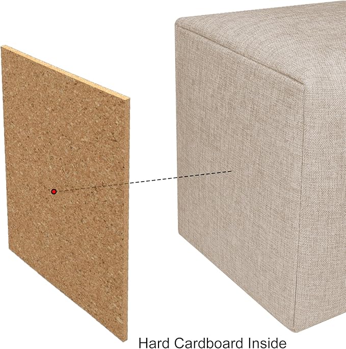 Univivi Fabric Storage Cubes 12 inch Cube Storage Bins with Rope Handles, Storage Baskets Cubes Organizer for Home Shelf Clos