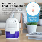 Pro Breeze Dehumidifiers for Home,215sqft Small Dehumidifiers for Room,16oz Tank Portable Closet Dehumidifier Removes Humidit