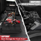 Truck Under Bench Seat Storage with Removable Divider for Ford F150, Chevy Silverado Under the Seat Organizer and Underseat
