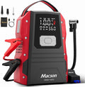 5000A Jump Starter with Air Compressor - Portable 12V Jump Box Battery Pack for 9.0L Gas/8.0L Diesel Engines, Car Jumper