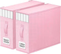 StorageTastic 2 Pack Bed Sheet Closet Organizers and Storage,Sturdy Foldable Storage Containers with Window and Label,Storage