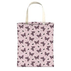 Cute Car Trash Can, Hanging Canvas Car Back Seat Organizer and Storage Bag, Funny Car Trash Bag For Travelling, Outdoor Cute Purple Butterfly leopard