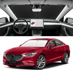 Custom Fit Windshield Sun Shade for Mazda 6 2014-2021, Blocks UV & Heat, Front Window Sunshade Accessorie, Easy Fold & Store Keep Your Car Cooler