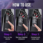 Tire Inflator Portable Air Compressor - Portable Cordless Mini Air Pump with Digital Pressure Gauge, 150PSI 3X Fast Inflation and Auto Shutoff Function Tires Pump for Cars