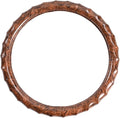 Wood Grain Steering Wheel Cover - Comfortable Grip, Artistic Design, Easy to Install, Universal Fit for Cars, Trucks, Vans & SUVs (Browntm3)