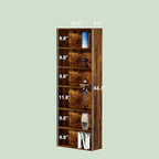 Wooden 6 Tier Book Shelf,6 Cube Storage Organizer,6 Tier Low Bookcase Storage Display Organizer, 64 Inch Versatile Cubes Shel