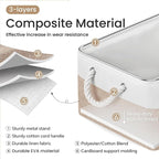 Large Storage Baskets- 15.7x11.8x8.26 inch Storage Bins for Shelves and Closet Organizing, Foldable Fabric Bin for Home Organ