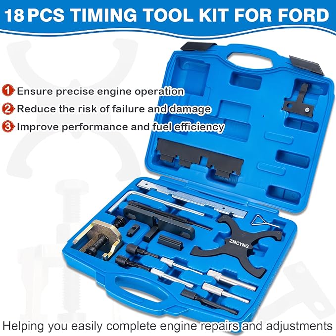 1.5 1.6 Timing Tool Kit Compatible with Ford Fiesta Fusion Escape Mazda 1.4 1.6 1.8 2.0 Di/TDCi/TDDi ECOBOOST 1.6 Ti-VCT 1.5 