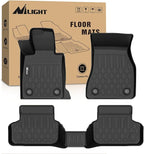 Nilight TPE Floor Mats for BMW 5 Series G30 520i 530e 530i 535i 540i 540d 550i 2017 2018 2019 2020 2021 2022 2023, All Weather Custom Fit Heavy Duty Floor Liners
