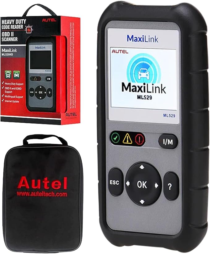 Autel OBD2 Scanner ML529 Code Reader, OBD2 Code Scanner with Lifetime Software Update, AutoVIN for Quick DTC, Turning Off