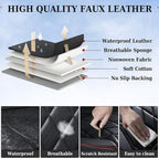 Coverado Seat Covers, Car Seat Cover Front Seats, 2-Pack Luxury Faux Leather Car Seat Covers, Waterproof Car Seat Protector, 