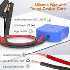 MaySpare Jumper Cables Adapter Compatible with Makita 18V Battery, 8AWG 2FT Portable Automotive Booster Cables, Car Jump Starter Power Tool Accessory (Battery Not Included)