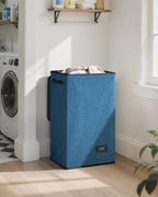 SOLEDI Laundry Hamper with Lid 90L Large & Tall Collapsible Laundry Basket, Clothes Hamper with Bag Removable Easy to Carry, 