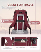 LOVEVOOK Travel Backpack for Women & Men 40L,Airline Approved Carry On Backpack Travel Essentials,TSA Carry on Luggage,Waterp