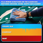 Carfidant Ceramic Silk - Ceramic Coating Spray - High Gloss, Hydrophobic Protection & Chemical Resistance for Cars, RVs & Boats - Long-Lasting Shine & Durability for Exterior Detailing - 8 fl. Oz.