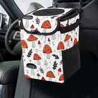 Car Trash Can – Multi-Purpose, Lightweight and Portable with Durable Water-Resistant Coating, No Installation Required, Practical and Ample Capacity, Variety of Colors.Mushroom
