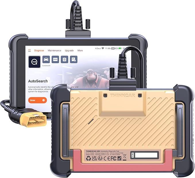 THINKCAR THINKSCAN 689 OBD2 Scanner, Bidirectional Scan Tool with Lifetime Free Update, 34+ Reset, 3000+ Active Test, ECU