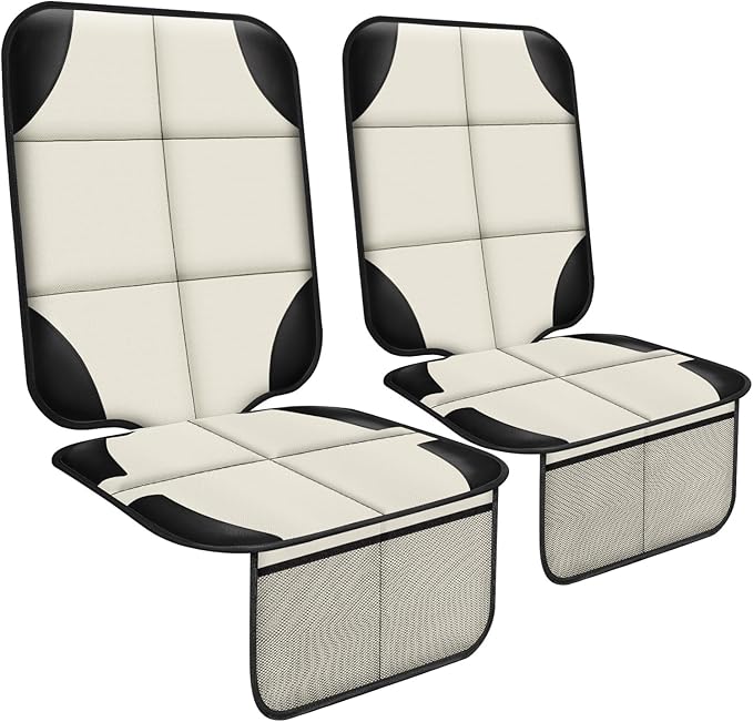 Car Seat Protector 1 Pack Car Seat Cushion Mat Thickest Padding,Waterproof 600D Fabric Car Seat Covers for Non-Slip Backing M