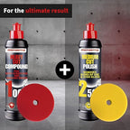 menzerna Heavy Cut Compound 1000" I Abrasive Polishing Compound for Deep Scratches, Sanding Marks, Swirls & Holograms I Buffing and Polishing Compound for Scratch Repair I Silicone Free I 8 fl oz.