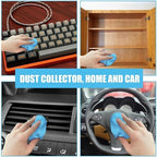 20g Car Cleaning Gel Slime - Magic Mud for Automobile Air Vent & Computer Keyboard - Effective Dirt & Remover for Car Wash & 
