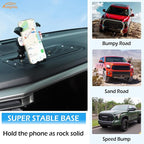 Aunginsy Center Console Dash Storage Organizer Tray with Mobile Phone Mount Compatible with Toyota Tundra/Sequoia 2022-2026, Car Dashboard Multi-Functional Phone Holder Storage Box Insert Accessories