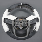 MEWANT Steering Wheel Cover for GMC Sierra Steering Wheel Cover for GMC Sierra 1500 / Sierra 1500 Limited/Sierra 2500 / Sierra 3500/ Yukon (XL) Hive Microfiber Leather