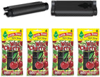 LITTLE TREES Car Air Freshener | Vent Wrap Provides Long Lasting Scent, Invisibly Fresh | 16 Air Fresheners | Wild Cherry