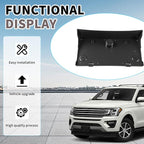 Front Bumper License Plate Frame Bracket Compatible with Ford Expedition 2018 2019 2020 2021 2022 2023 2024, Black License Fr
