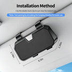 Sunglasses Holder for Car Visor Leather Eyeglasses Organizer Case for BMW X3 X5 X7 X1 3 4 2 5 Series Accessories