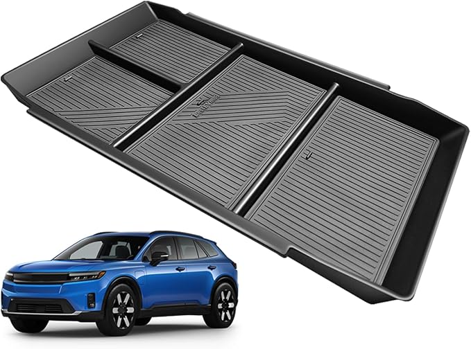 BestEvMod Lower Center Console Organizer Compatible with Honda Prologue 2026 2025 2024 Interior Accessories Floor Console Tray Storage ABS Material with PVC Trim