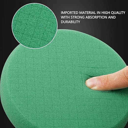 Green T120 Heavy-Cut Polishing Foam Pad, SPTA 1Pc 5.5 Inch Face for 5 Inch 125mm Backing Plate Compound Buffing Sponge Pads for Car Buffer Polisher Compounding, Polishing and Waxing -FPTSS5G