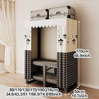 Foldable Closet Wardrobe For Hanging, Portable Closet Steel Simple Wardrobe Storage, Covered Clothes Rack, Metal Clothing Gar