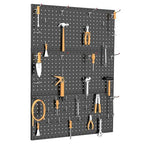 TORACK 3-Pack 12x24 inch Metal Pegboard Panels for Garage Wall, Tools Organizer Pegboard for Workbench, Workshop, Modular Peg