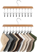 StorageWorks Hat Rack, Closet Organizer and Storage for Baseball Caps,Set of 2 with 10 Adjustable Stainless Steel Clips, Fits