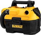 DEWALT 20V MAX Cordless Shop Vac, Wet Dry Vacuum Cleaner, Portable 2 Gallon Wet Dry Vac, Strong Suction Shop Vacuum with Hepa
