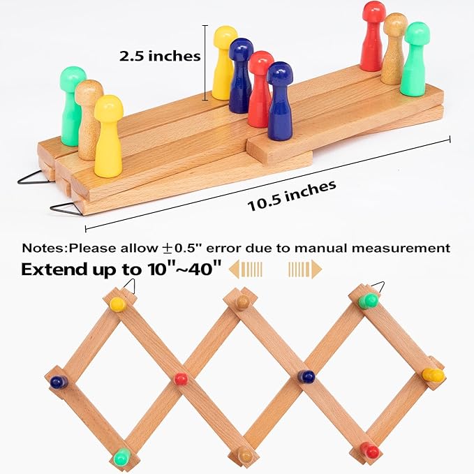 SCUNDA Expandable Hat Rack for Wall, Colorful Wall Hook for Coat/Mug/Baseball Cap, 2 Packs Hat Holder for Girls or Boys Room,