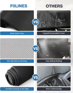 FIILINES Dash Cover for Dodge Charger 2008-2010, Dashboard Mat Cover Accessories Dash Mat Sunshade Nonslip Mesh Protector No 