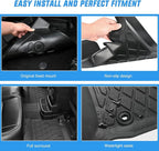 Nilight TPE Floor Mats for Subaru Crosstrek Impreza 2024 2025 2026,All Weather Custom Fit Heavy Duty Floor Liners