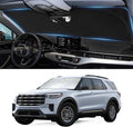 Sunshade for Explorer Windshield Sun Shade for Ford Explorer 2020-2026 Accessories Foldable Front Window Shield Cover Sun Visor Protector Block UV Rays