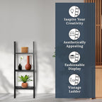 BARNWOODUSA Throw Blanket Ladder – Fully Assembled Reclaimed Wood – Rustic Decorative Ladder for Towels, Quilts, & More – Per